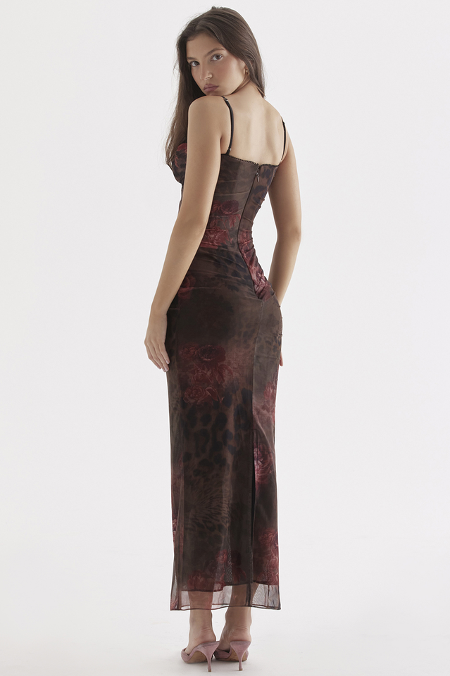 Nalini Printed Midi Dress