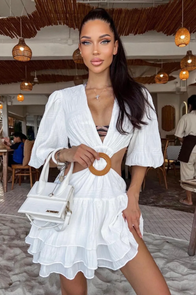 Paloma Puff Sleeve Mini Dress