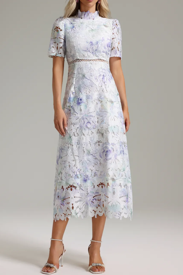 Oslo Floral Cut Out Maxi Dress