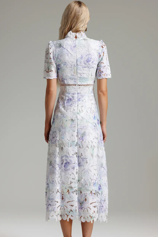 Oslo Floral Cut Out Maxi Dress