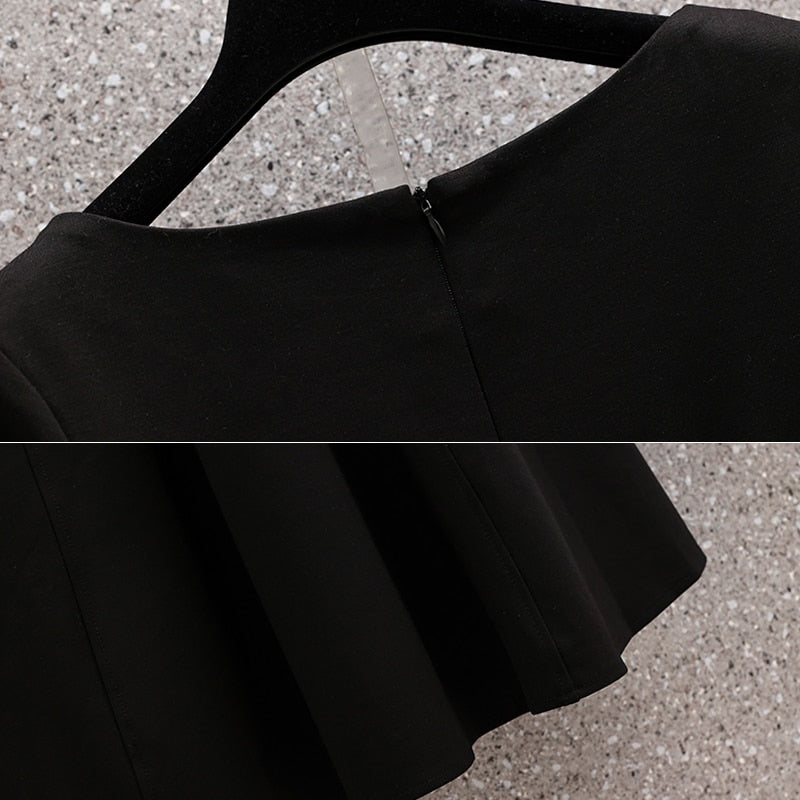 Fashionable OL elegant long A-line casual dress