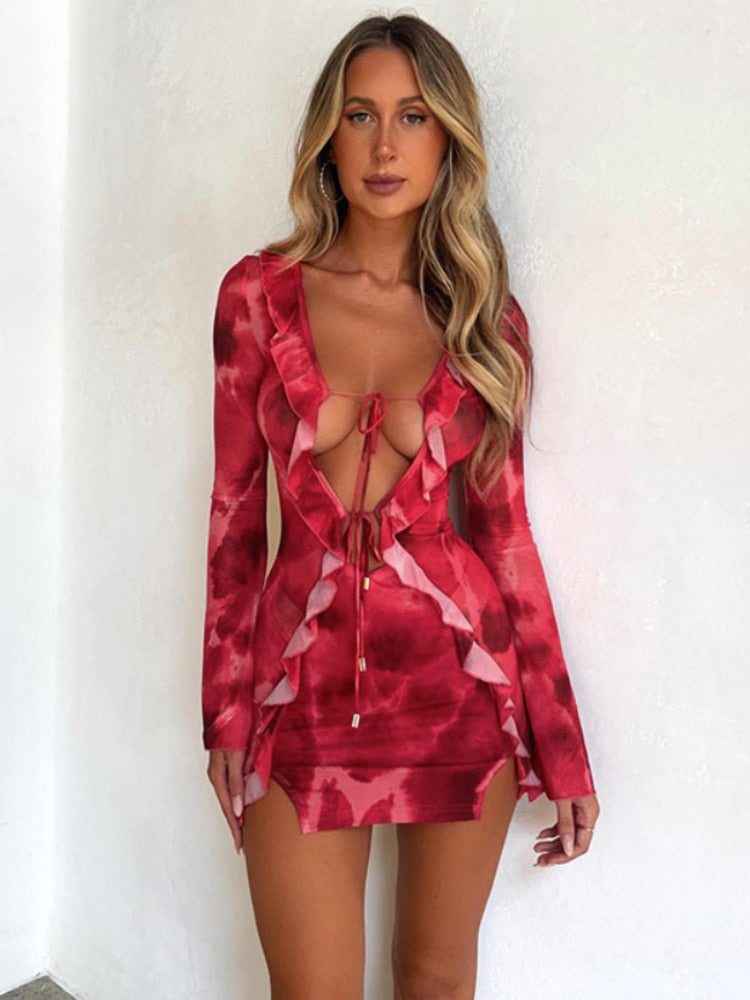 Summer Print Mini Dress