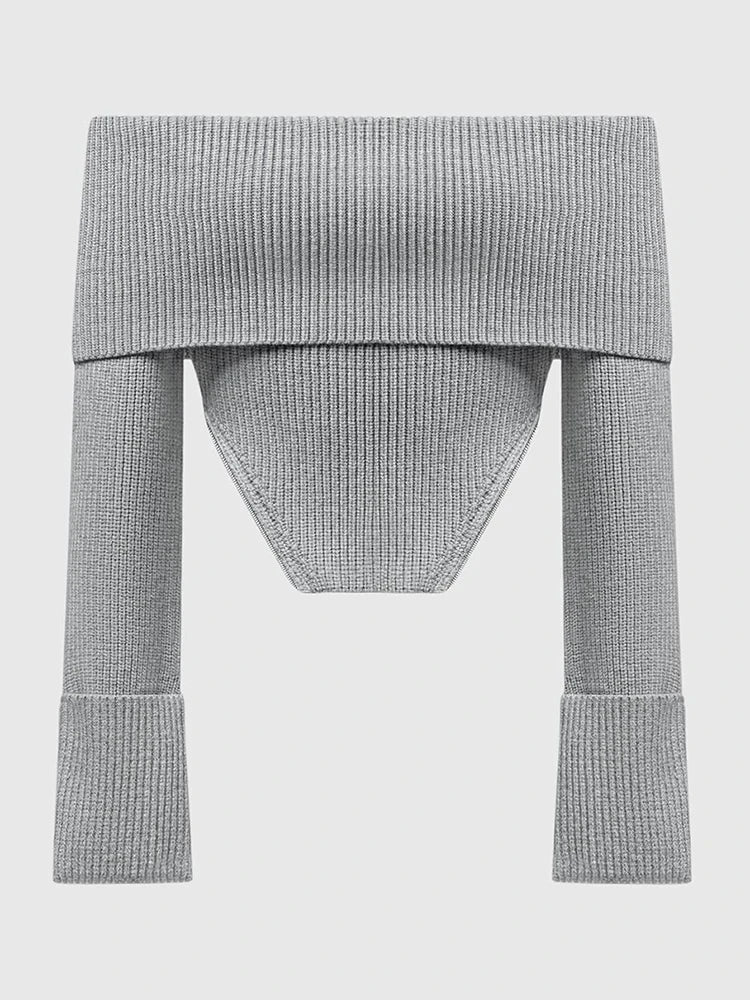 JILLI KNITTED CROP TOP