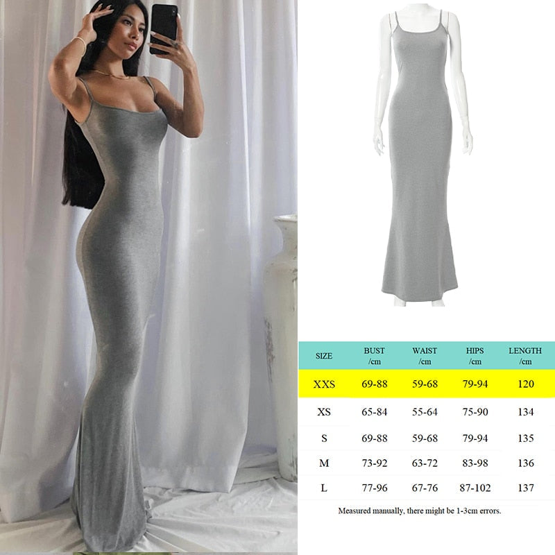 Suspender Y2K Backless Black Dress