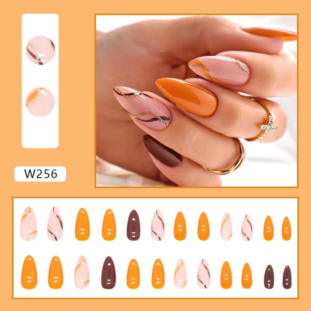 Simple French Wearable Fake Nails