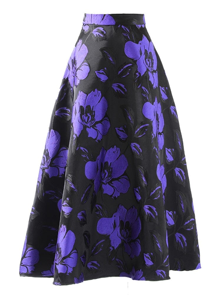 The Foliage High Waist Skirt - Multiple Colors