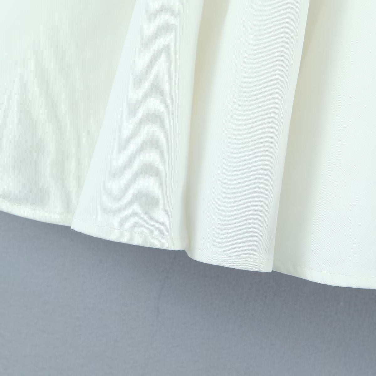 Cotton White Sling Mini Dress