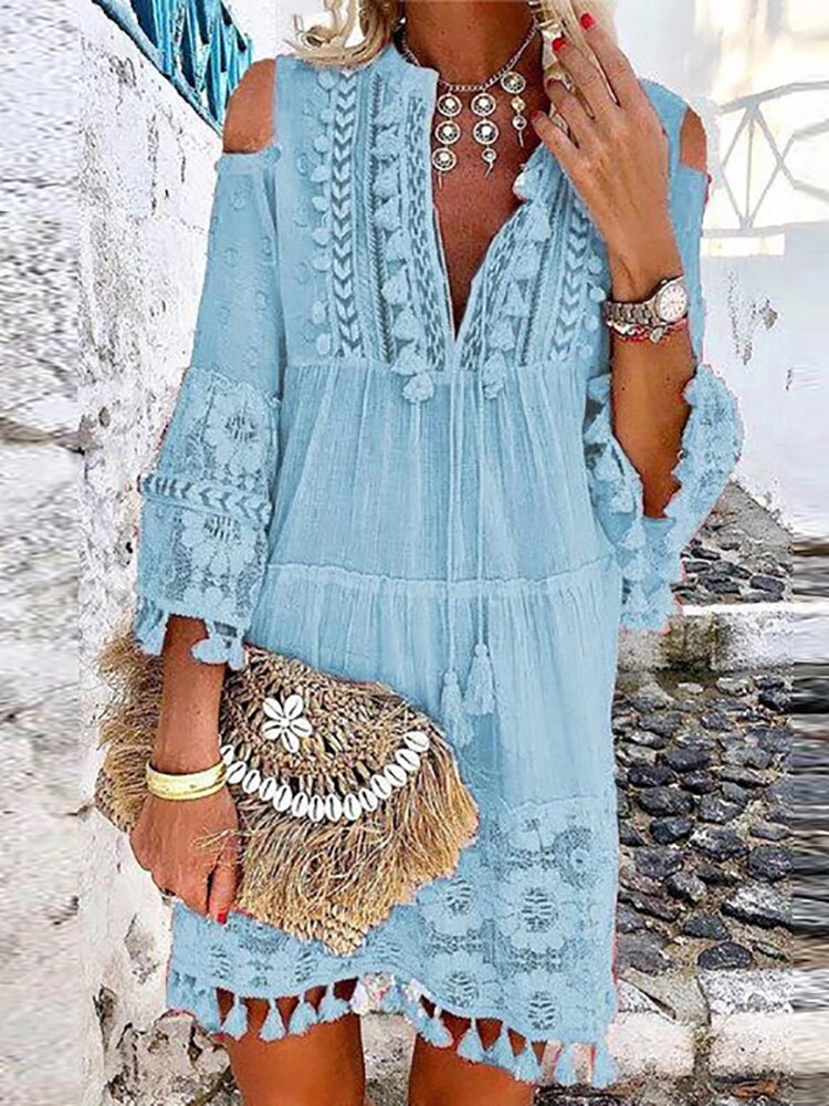 Female Casual Loose Long Party Dress