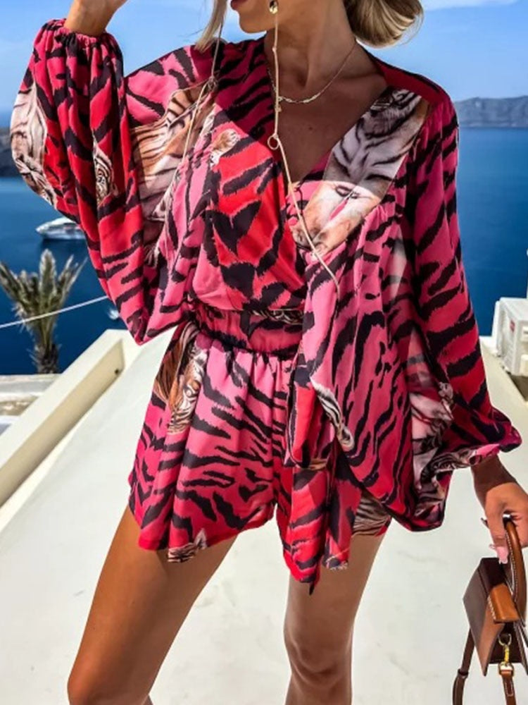 Sexy V-Neck Long Sleeve Top