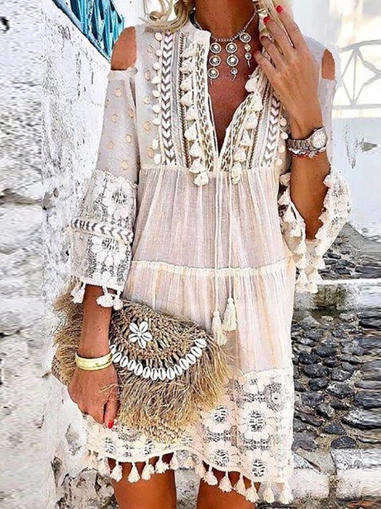 Female Casual Loose Long Party Dress