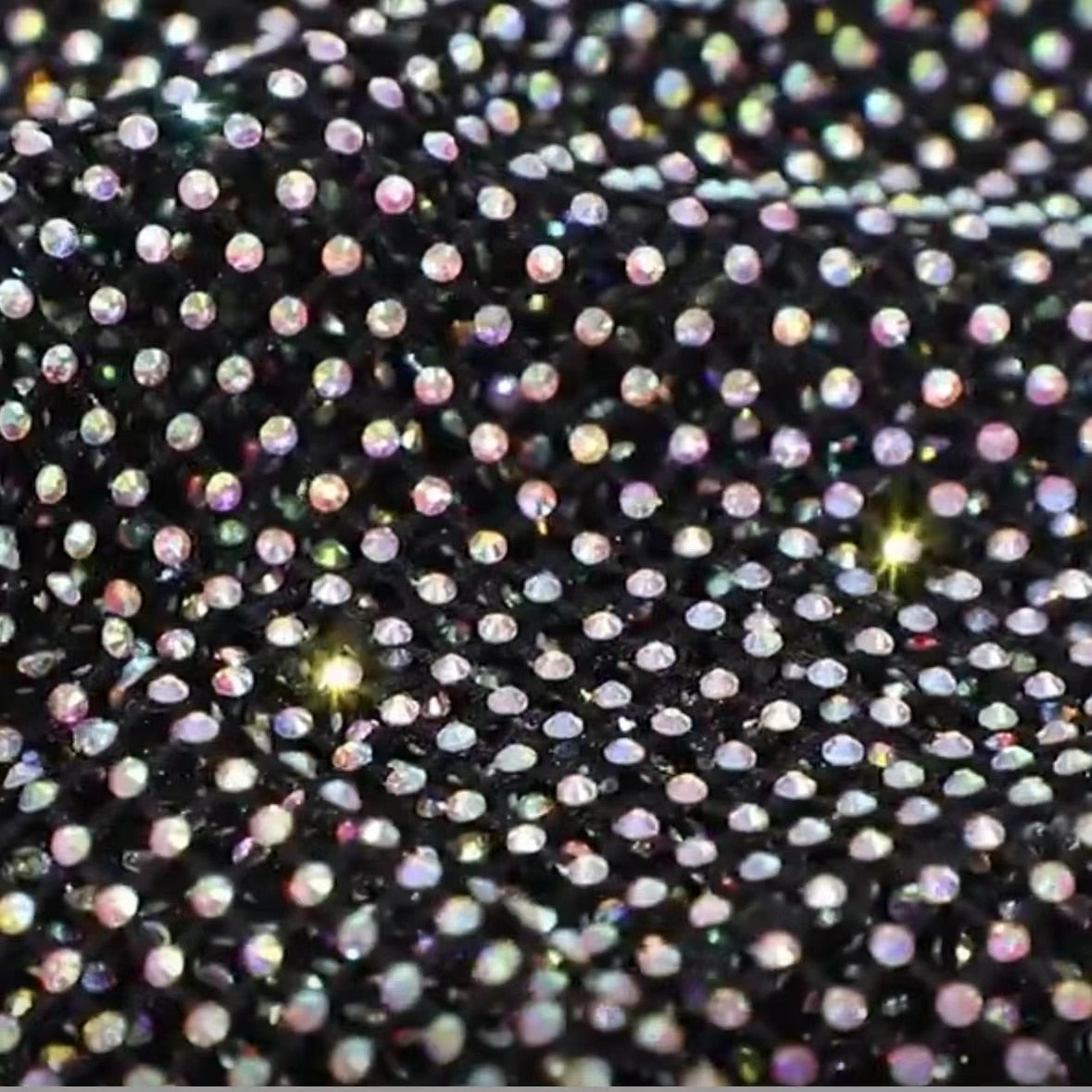 Female See Through Rhinestone Party Dress