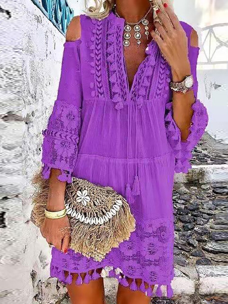 Female Casual Loose Long Party Dress