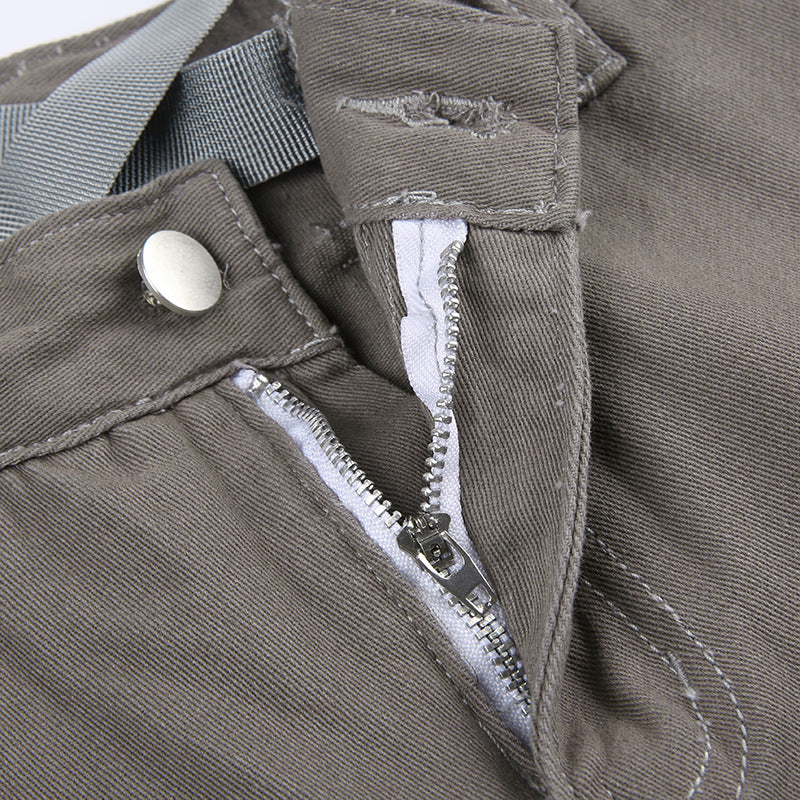 Patch Pocket Vintage Baggy Cargo Jeans