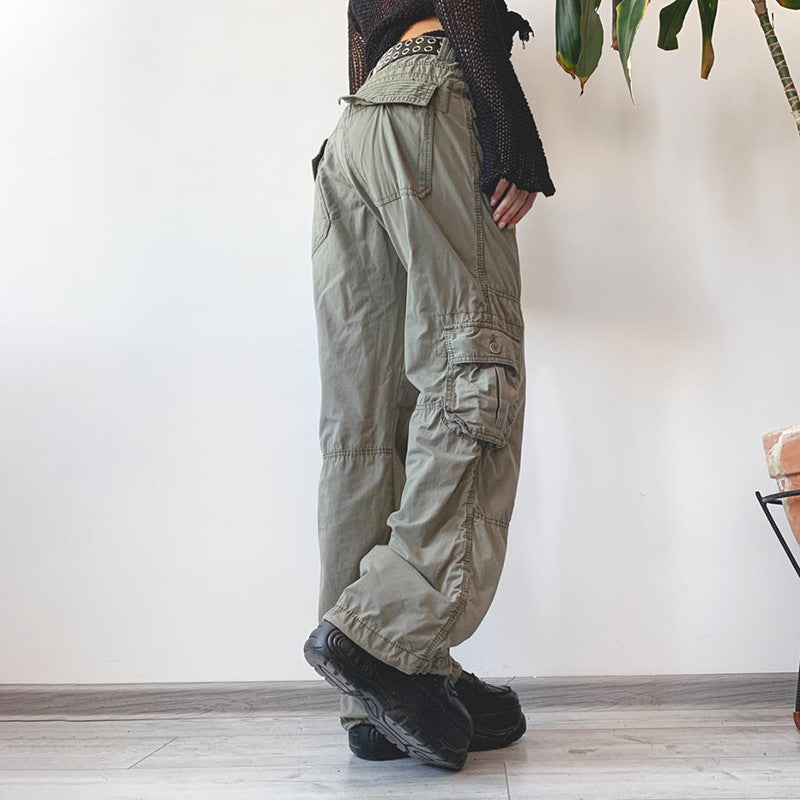 Vintage Pocket Baggy Cargo Jeans