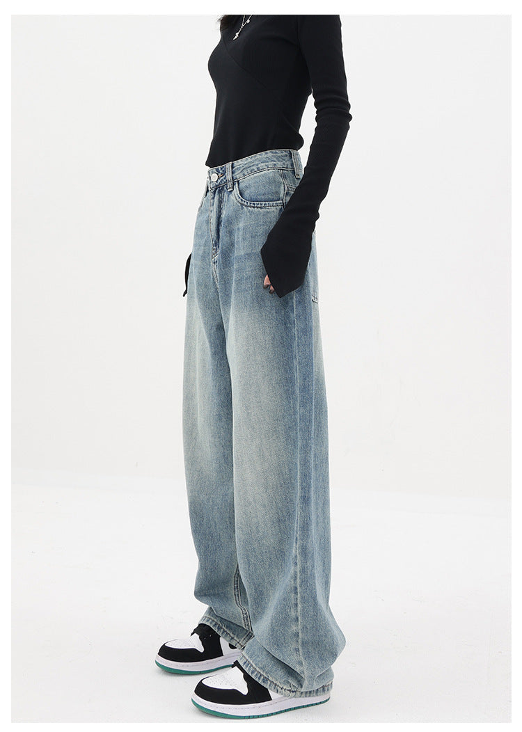 Light Blue Wash Baggy Boyfriend Jeans