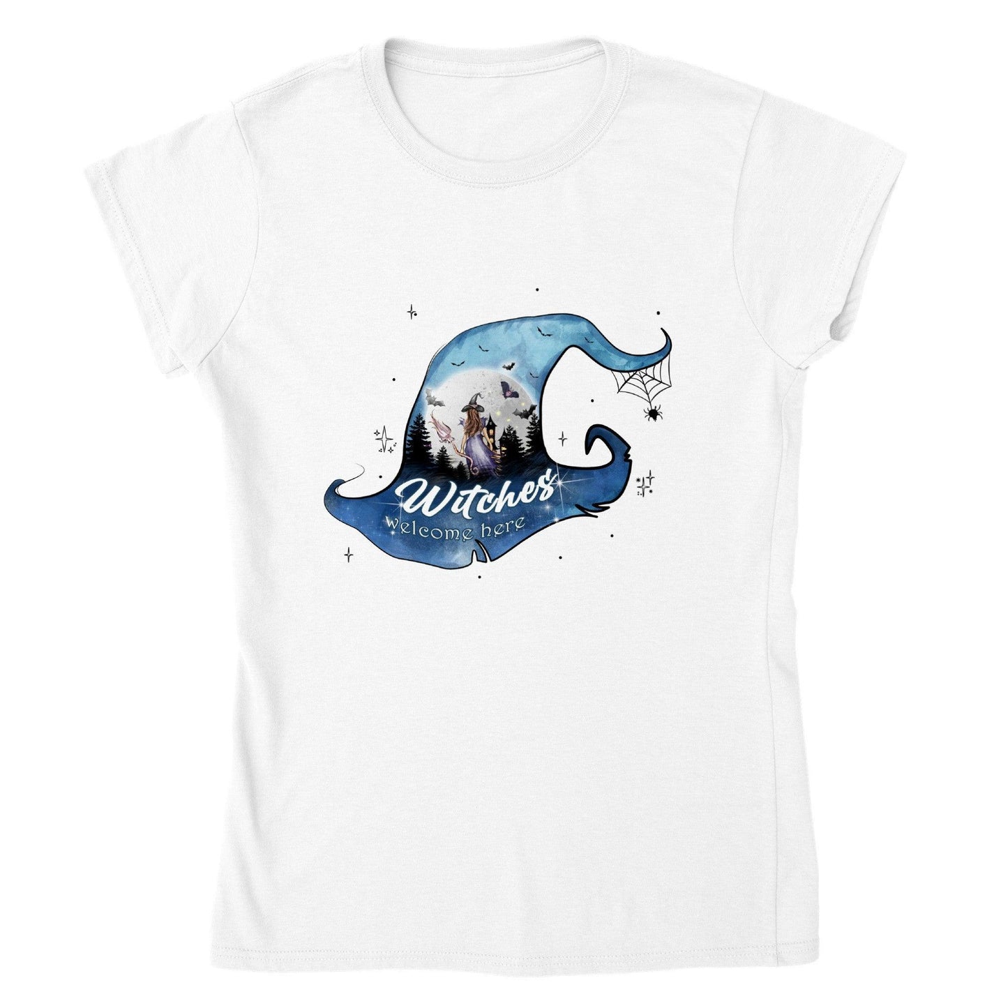 Witches Welcome Here T-shirt: Empowering Charm & Style