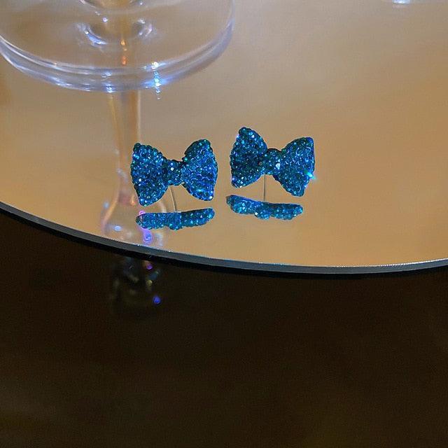 Winter Color Crystal Earrings