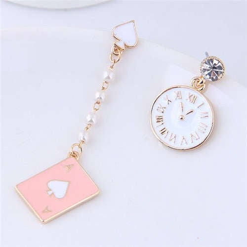 Pink Chronos Chic Statement Earrings