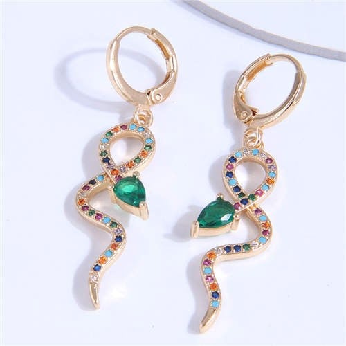 Serpentine Spectacle Earrings