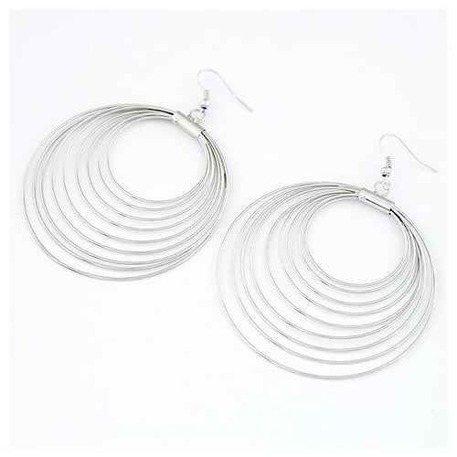 Silver Silver Hoop Multiplicity Set