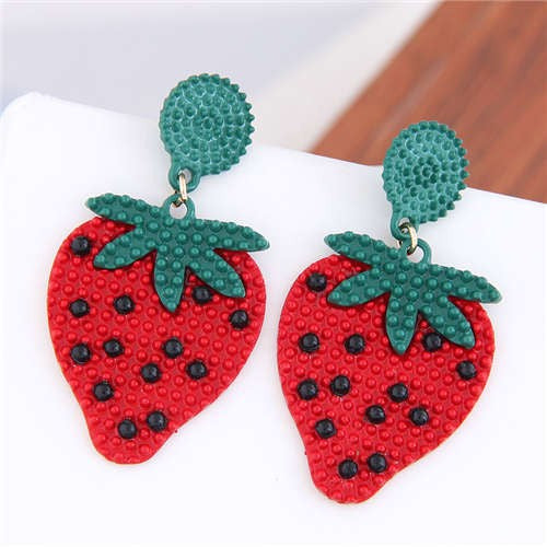 Sweet Strawberry Earrings