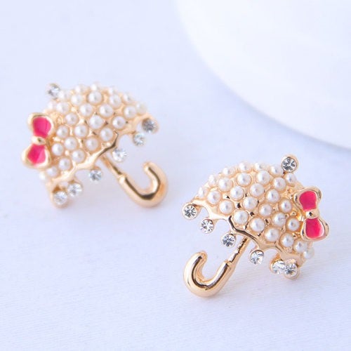 Umbrella Pearl Elegance Earrings