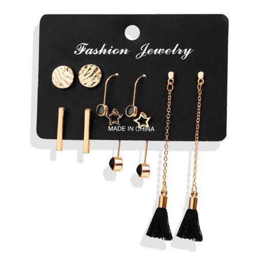 Urban Threads 5-piece Earrings Set
