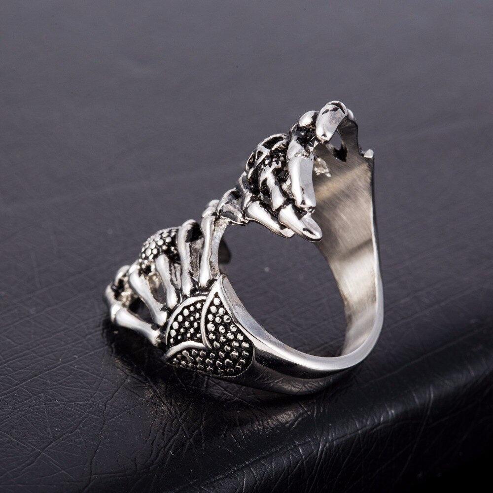 Stainless Steel Skull Ring