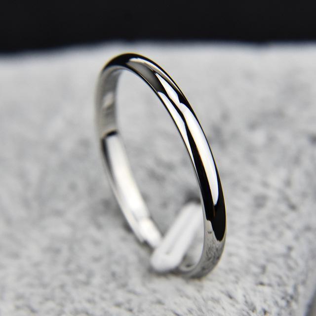 Titanium Steel & Rose Gold Ring