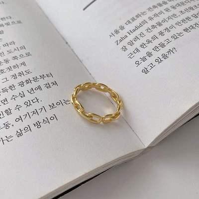 Metal Twisted Open Ring