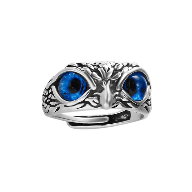 Adjustable Owl Alloy Ring