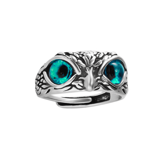 Adjustable Owl Alloy Ring