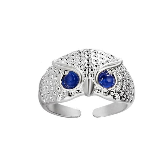 Adjustable Owl Alloy Ring