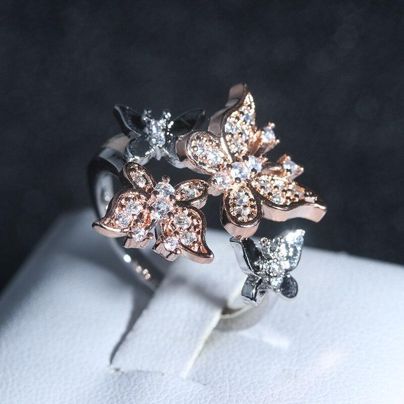 Butterfly Engagement Ring