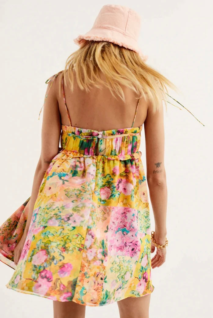 MARIA FLORAL MINI DRESS