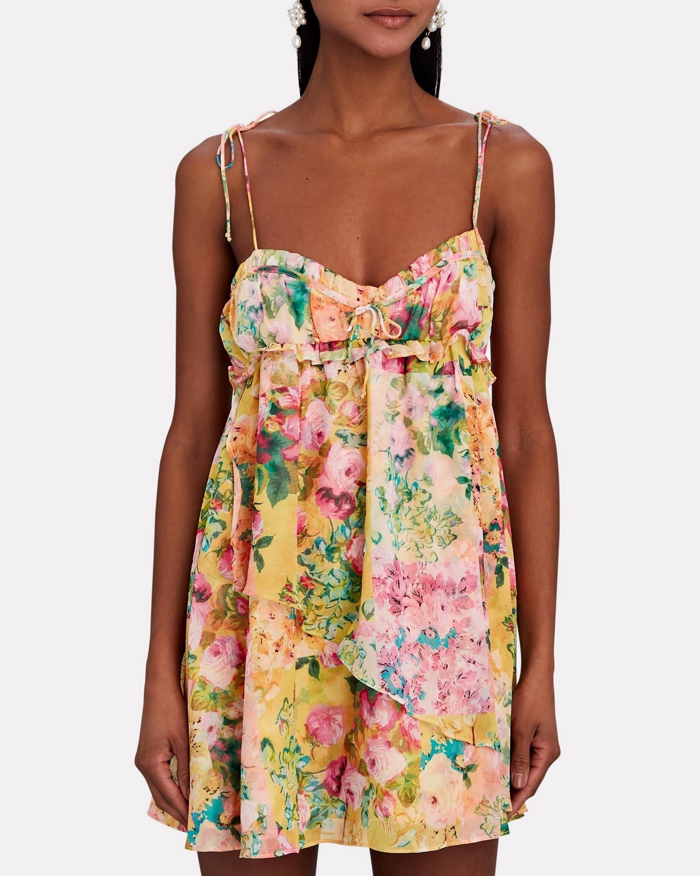 MARIA FLORAL MINI DRESS