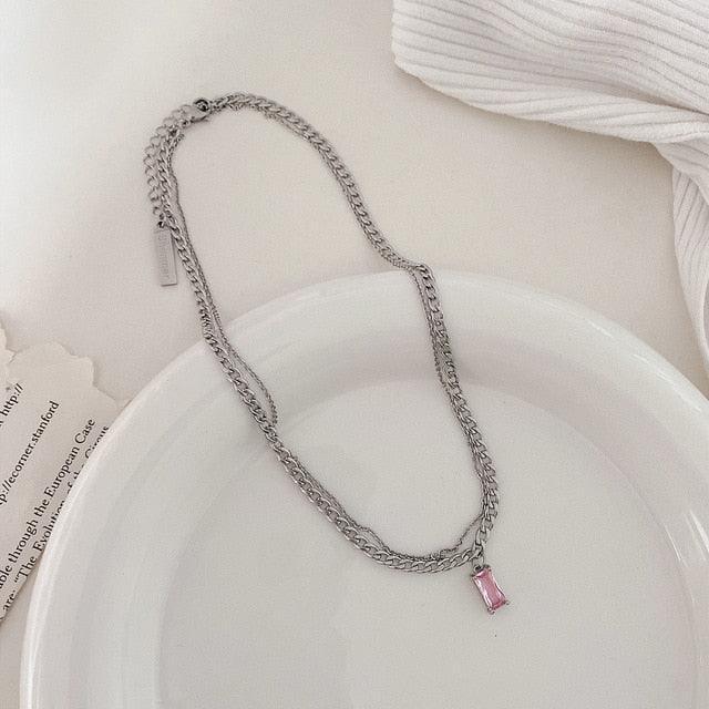 Bow Cupid Crystal Choker NecklaceEnchanted Bow Cupid Crystal Choker Necklace