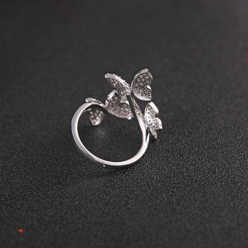 The Butterfly Effect Crystal Ring