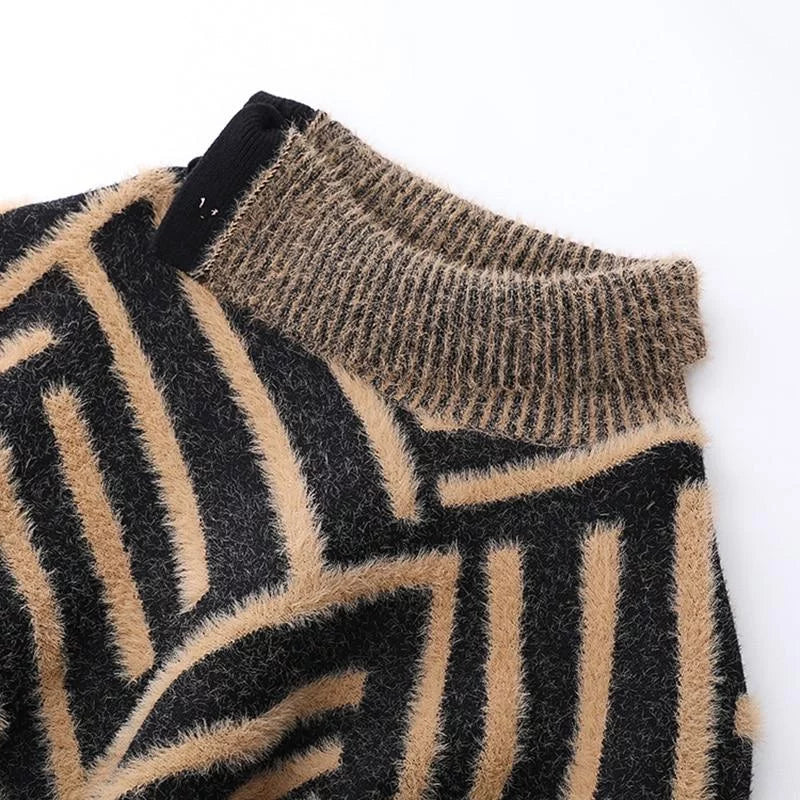 The Safari Pullover Turtleneck Blazer