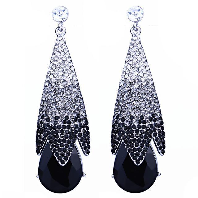 The Haley Crystal Drop Earrings - Multiple Colors