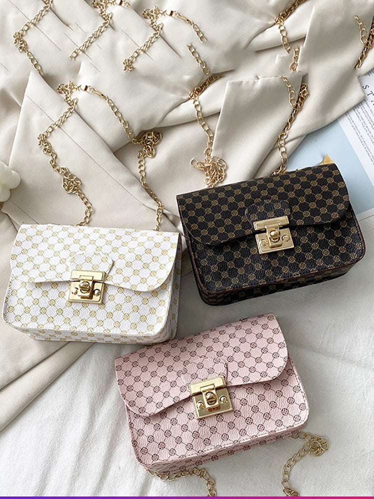 Plaid Print Crossbody Bag