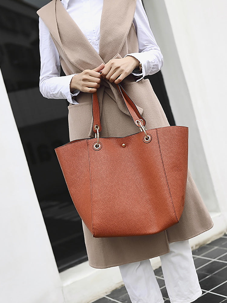 Lychee Pattern Motorcyle Tote Bag