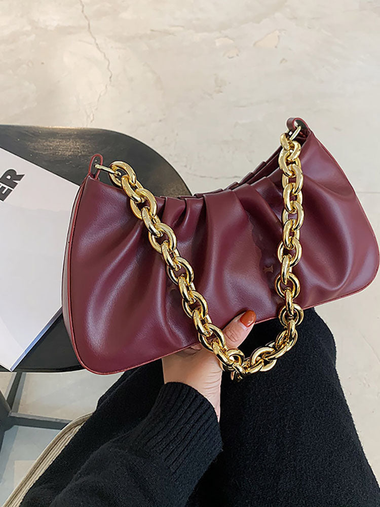Solid Hobo Soft Bag