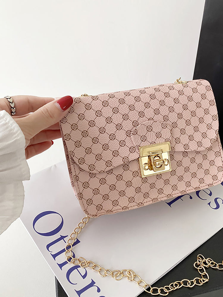 Plaid Print Crossbody Bag