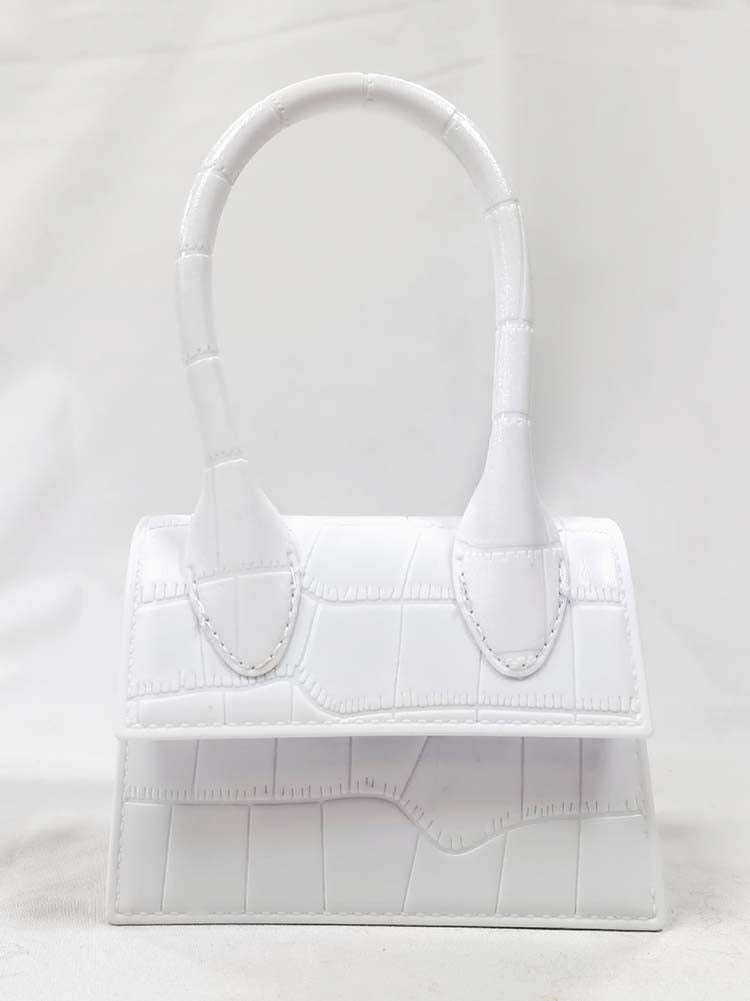 Solid Color Square Handbag