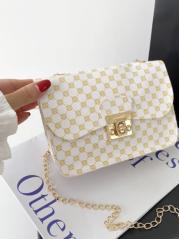 Plaid Print Crossbody Bag