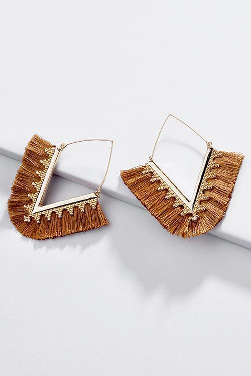 Tassels V Earring