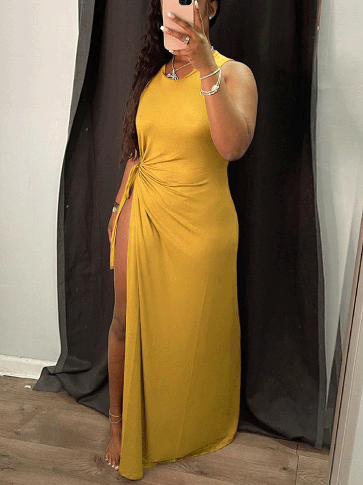 High Split Maxi Dress