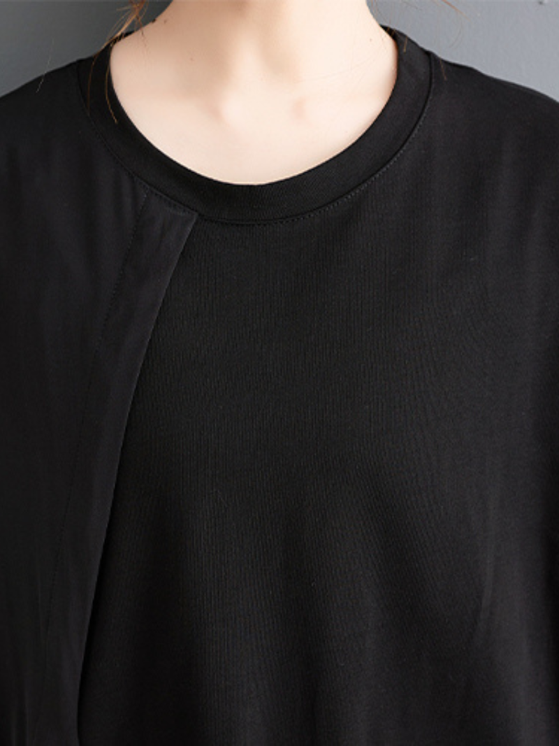 You're My Destiny Women's Round Neck A-line Dress