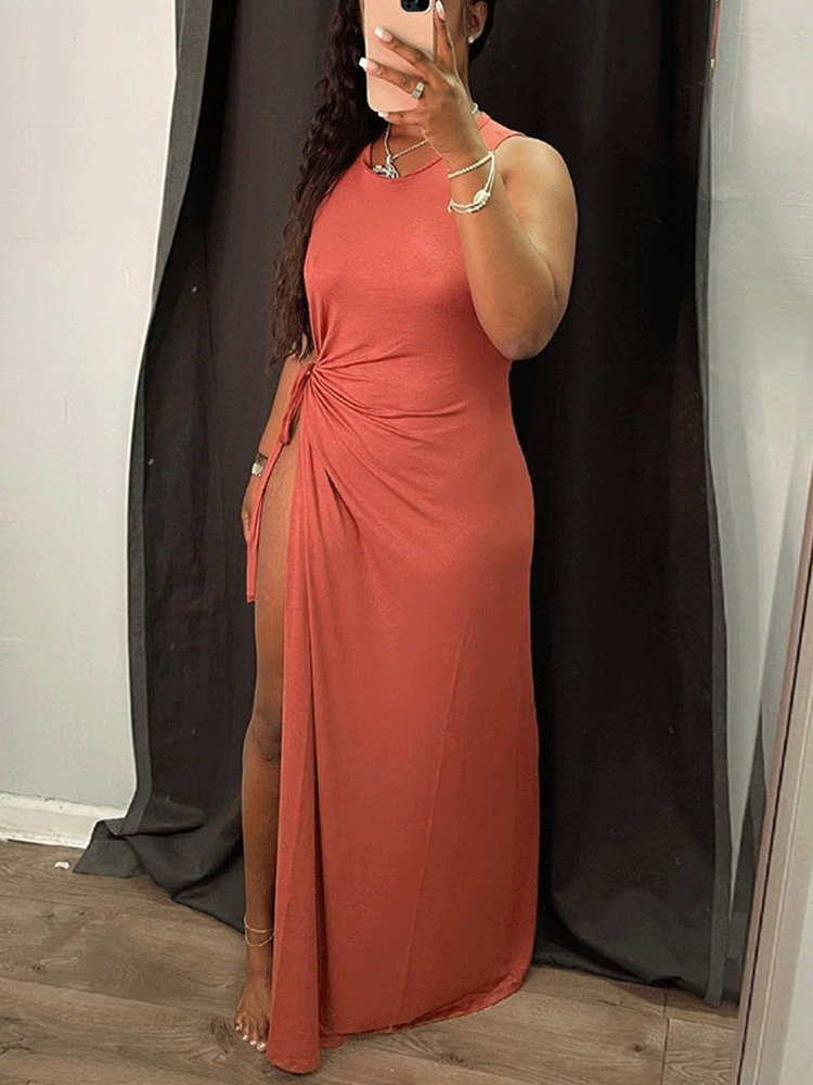 High Split Maxi Dress